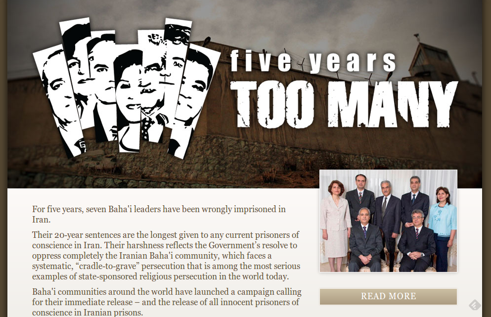 La campagne de la Communauté internationale bahá’íe lance un appel pour la libération des sept responsables bahá’ís emprisonnés en Iran.